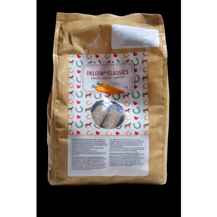 Delizia sárgarépa(murok)ízesítésű jutalomfalat lovaknak 1Kg