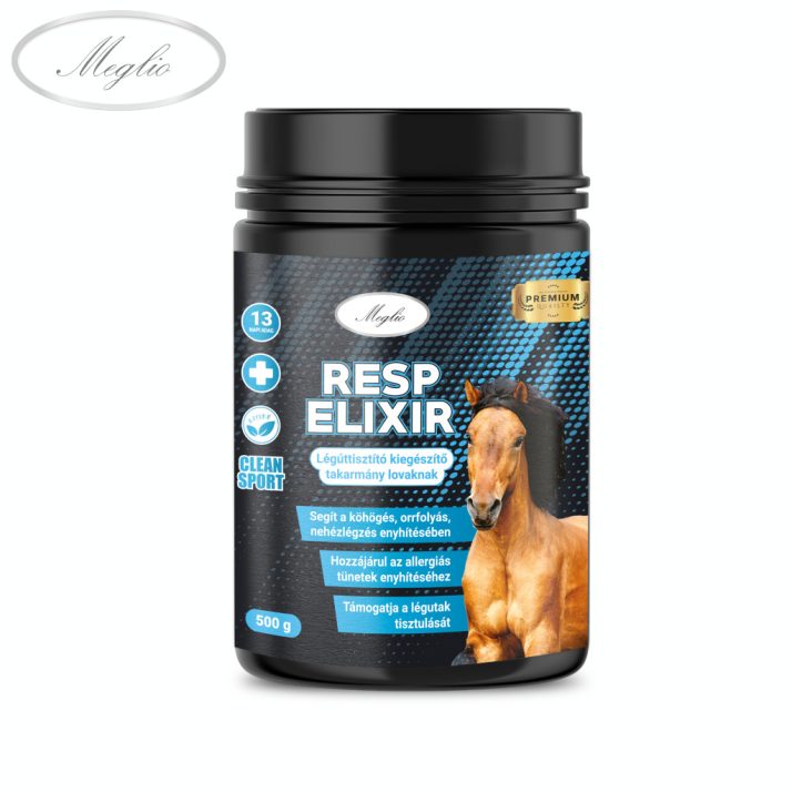 Resp-Elixir,Curățarea căilor respiratorii la cai
